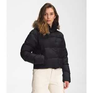 The North Face Down Crop Jacket Women's, Small Black